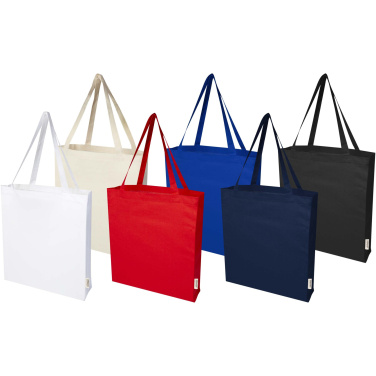 Logo trade corporate gifts picture of: Odisha 180 g/m² OCS organic full gusset tote bag 14L