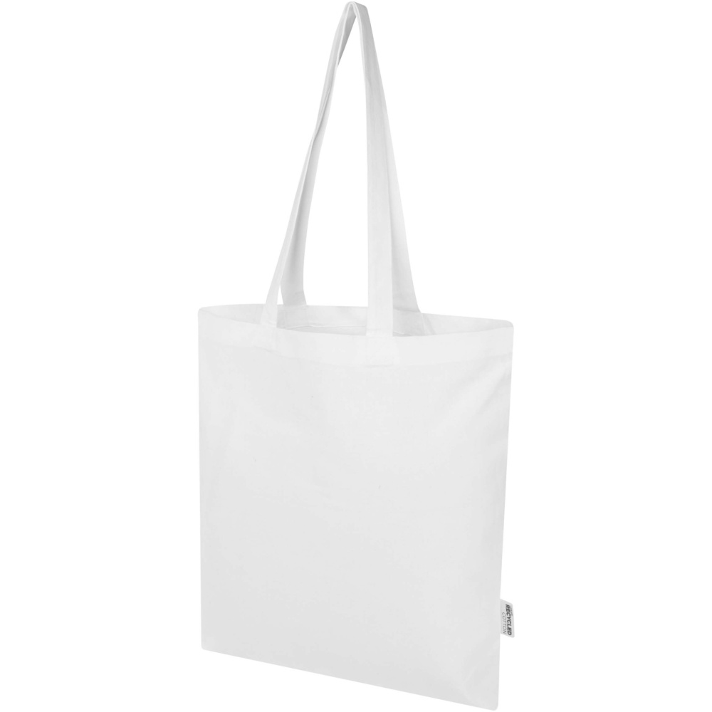 Logotrade business gift image of: Peru Blend 180 g/m² GRS recycled cotton tote bag 7L
