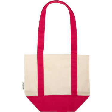 Logo trade corporate gift photo of: Sam 320 g/m² GRS recycled mini cotton tote bag