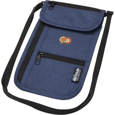 Logo trade corporate gifts image of: Ross GRS recycled smart travel pouch