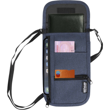 Logotrade promotional gift image of: Ross GRS recycled smart travel pouch