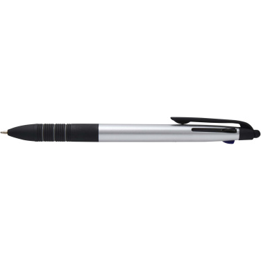 Logotrade promotional products photo of: Trine 3-ink RCS recycled ballpoint pen with stylus