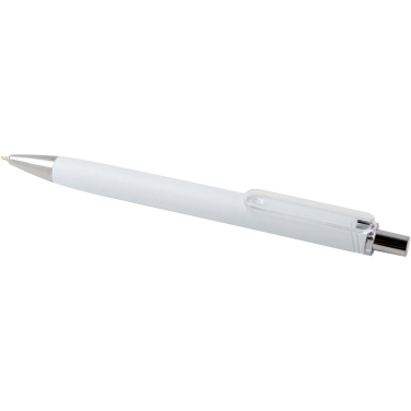 Logo trade promotional item photo of: Feld RCS recycled ballpoint pen with metallic finish (black ink)