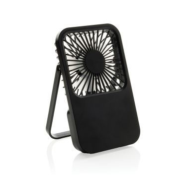 Logotrade promotional product image of: Aervina RCS recycled plastic re-chargeable desk fan