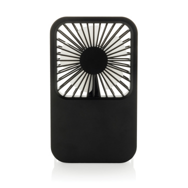 Logotrade corporate gift image of: Aervina RCS recycled plastic re-chargeable desk fan