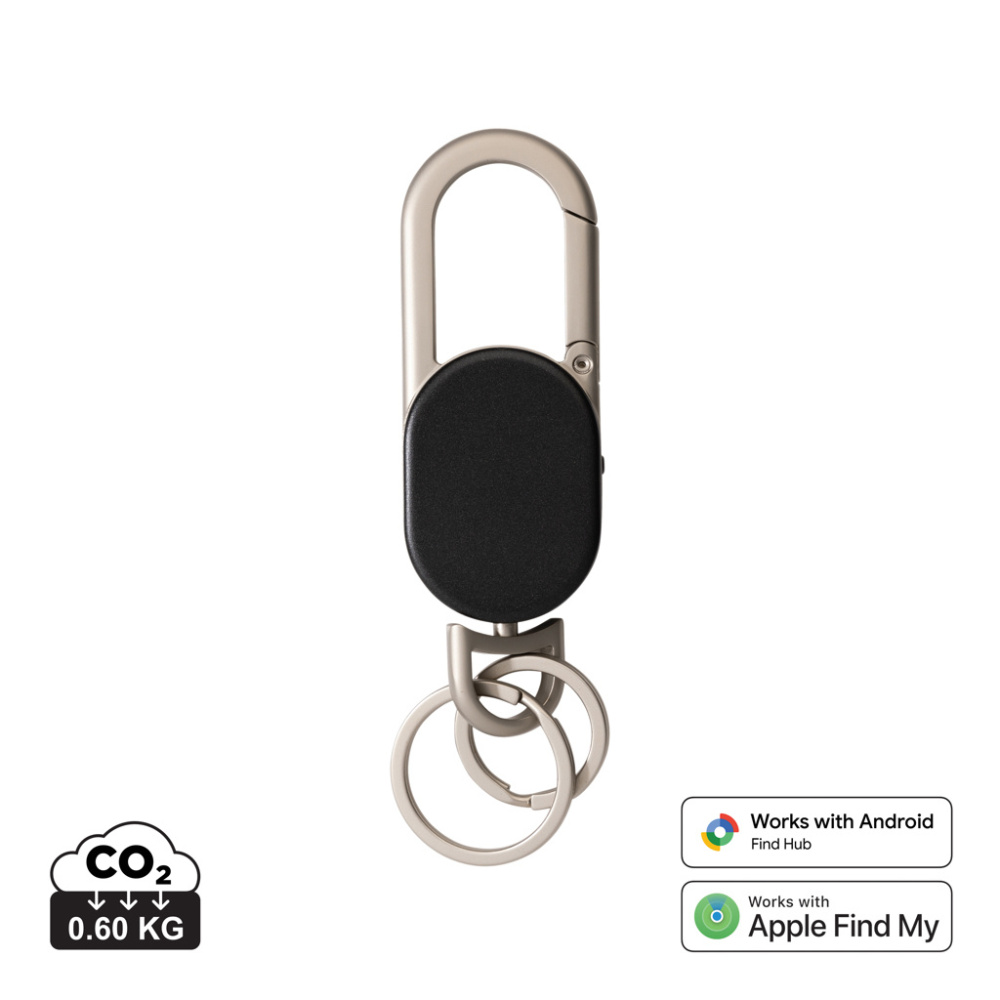 Logo trade advertising product photo of: Keyfinder Dual keychain with worldwide locating