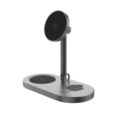 Logo trade corporate gift photo of: Quantum RCS ultra-fast 25W Magnetic desk wireless Charger