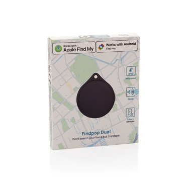 Logotrade promotional item picture of: Findpop Dual RCS recycled plastic item finder IPX5