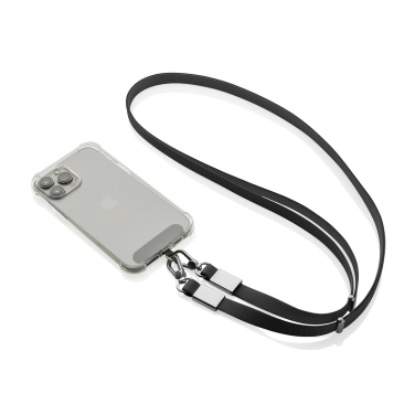 Logo trade promotional product photo of: Nivo RCS recycled PET Crossbody lanyard