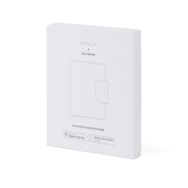Logo trade promotional gifts picture of: VINGA Baltimore RCS Passport Cover With Finder Dual