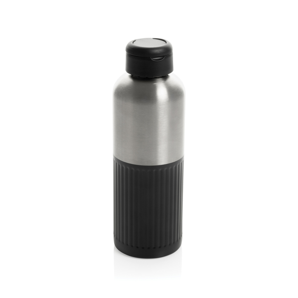 Logotrade corporate gift image of: Ripple RCS R-steel leakproof water bottle with handle 750ML