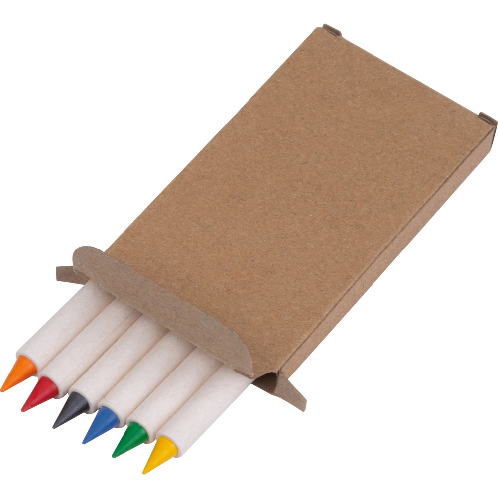 Logotrade promotional merchandise photo of: Infinity Set of Wax Crayons KINGSTON
