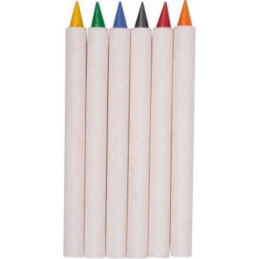 Logo trade promotional products picture of: Infinity Set of Wax Crayons KINGSTON