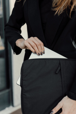 Logotrade promotional merchandise picture of: KENTO URBAN RCS recycled nylon 15.6 inch laptop sleeve