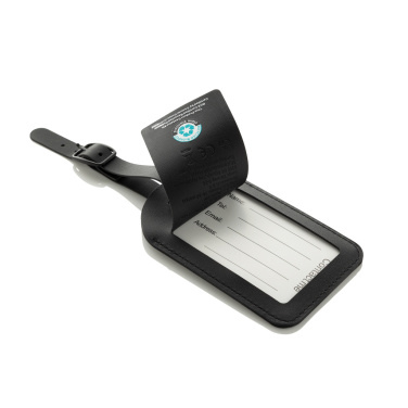 Logo trade promotional item photo of: Globefind Dual RCS luggage tag with worldwide locating