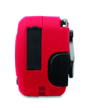 Logotrade promotional giveaway image of: Portable radio SOS with LED torch