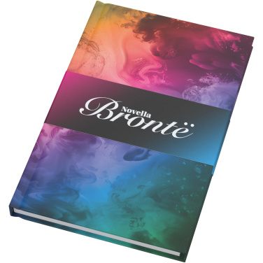 Logotrade promotional products photo of: Novella Brontë A5 matt hard cover notebook - 100 sheets