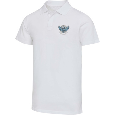 Logotrade promotional product picture of: Graphite 180 g/m² short sleeve unisex OCS organic polo