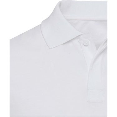 Logo trade promotional gifts image of: Graphite 180 g/m² short sleeve unisex OCS organic polo