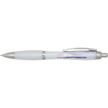 Logotrade promotional products photo of: Nash RCS recycled plastic ballpoint pen (blue ink)