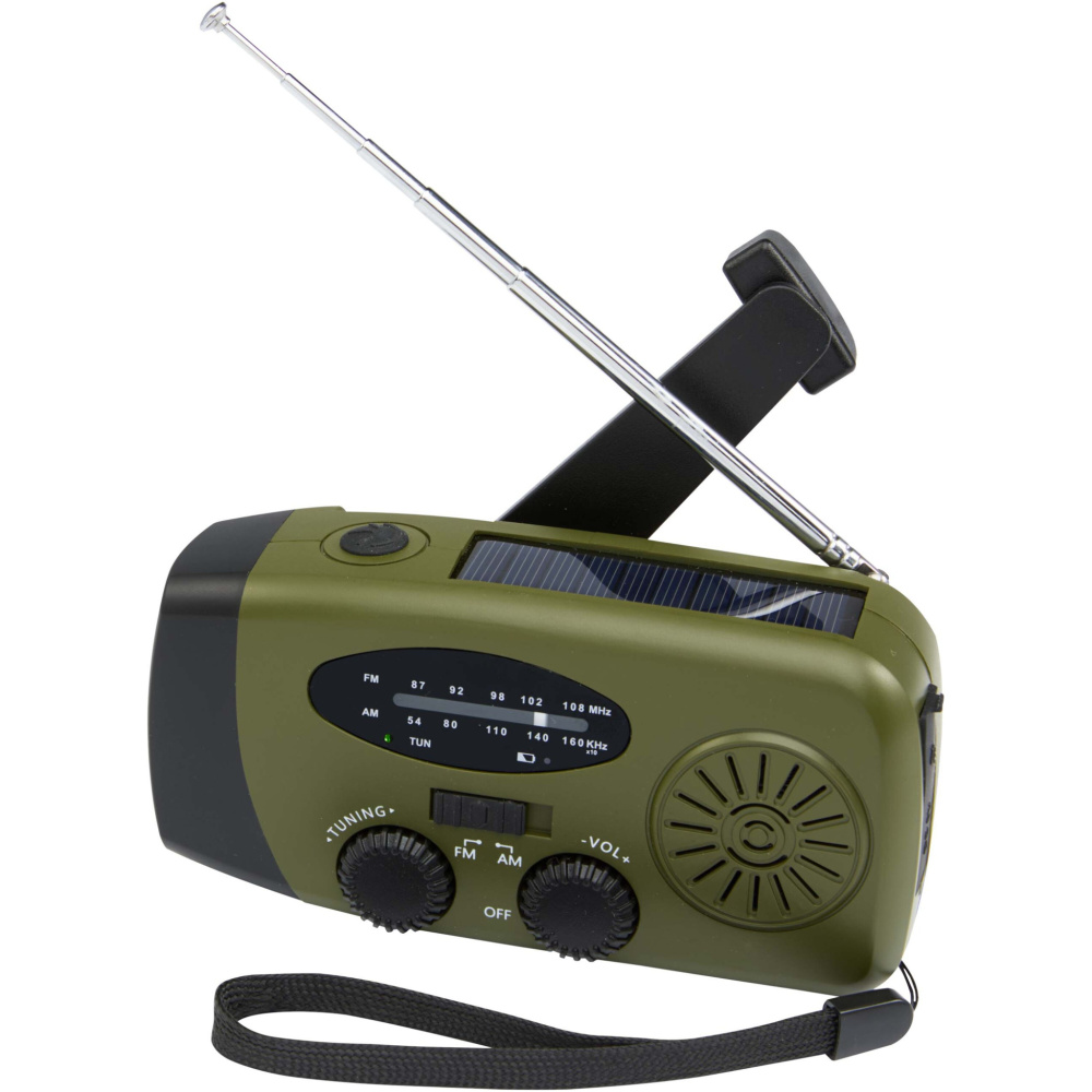 Logotrade corporate gift picture of: Avior RCS recycled plastic emergency radio