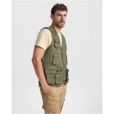 Logotrade advertising products photo of: Venera 200 g/m2 v-neck multi-pocket workwear vest