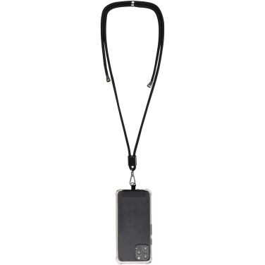 Logotrade promotional gift image of: Vega adjustable recycled smartphone lanyard