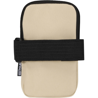 Logo trade business gifts image of: Byron GRS recycled bottle pouch