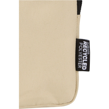 Logo trade promotional items image of: Byron GRS recycled bottle pouch