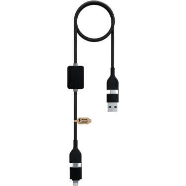 Logo trade promotional gift photo of: SCX.design C32 60W switch charging cable with light-up logo