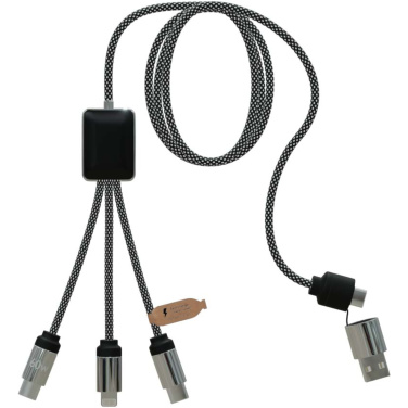 Logo trade promotional items image of: SCX.design C33 60W Type-C charging cable with dual light-up logo