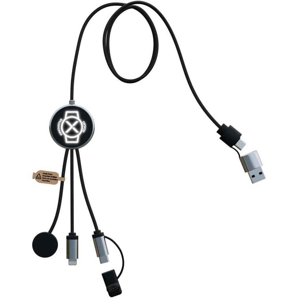 Logotrade promotional product picture of: SCX.design C34 7-in-1 smartwatch charging cable