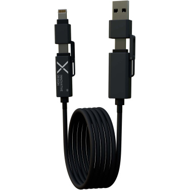 Logo trade promotional gifts image of: SCX.design C59 100W magnetic silicone charging cable