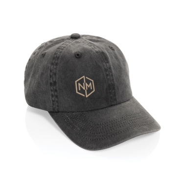 Logotrade promotional item picture of: BEAU AWARE™ Washed 6 panel 270gsm cotton twill cap
