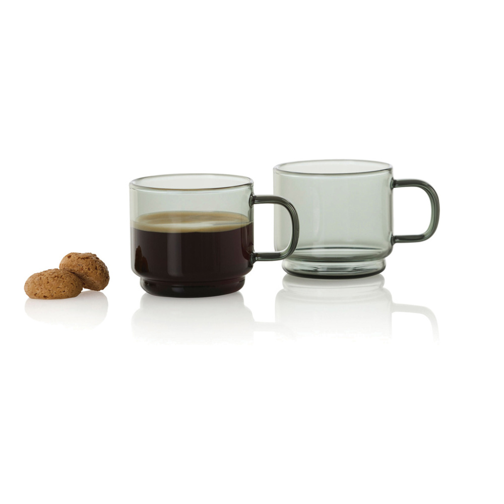 Logo trade corporate gifts picture of: AdHoc Impact Espresso cups 70ml, 2 pcs set