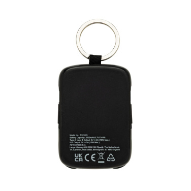 Logo trade corporate gifts image of: Nexo RCS keychain 2000 mah powerbank with integrated cables