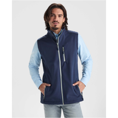 Logo trade promotional giveaways picture of: Nevada unisex softshell bodywarmer