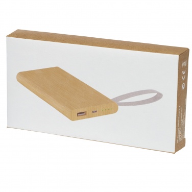 Logotrade reklaamkingi foto: Tulda 5000 mAh bambusest akupank