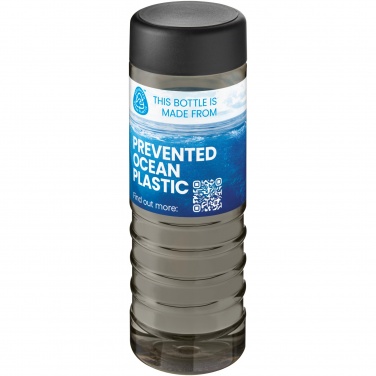 Logo trade reklaamkingi pilt: H2O Active® Eco Treble 750 ml keeratava korgiga veepudel 