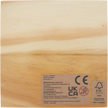 Logotrade ärikingid pilt: Strobus puidust tic-tac-toe mäng