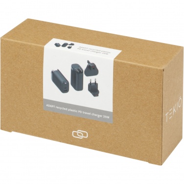 Logotrade reklaamtoote foto: ADAPT 25W taaskasutatud plastist PD reisilaadija