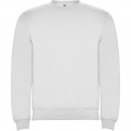 Clasica unisex crewneck pusa, Valge