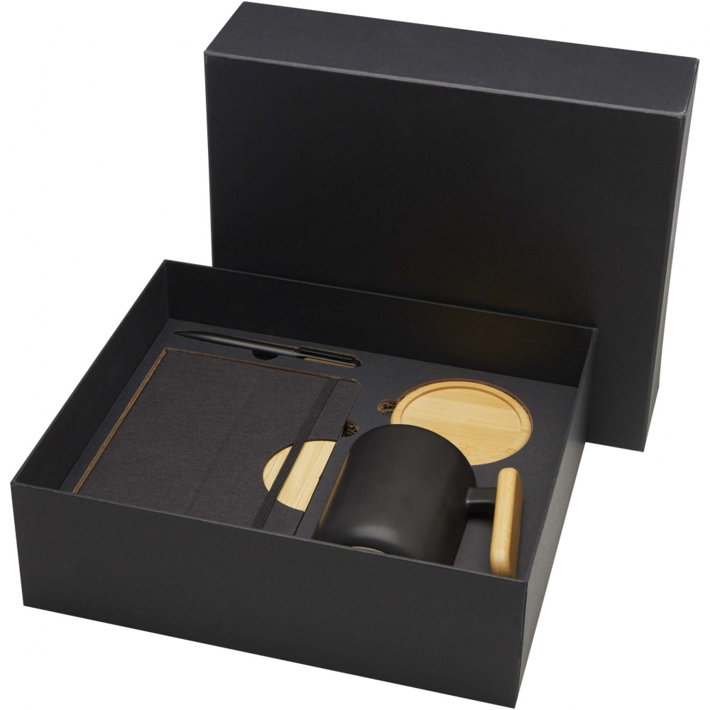 Logotrade reklaamkingituse foto: Kinkekomplekt Laura A5 märkmiku, pastaka ja kruusiga