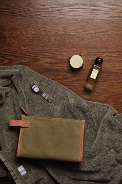 Logo trade reklaamkingi pilt: VINGA Bosler GRS taaskasutatud lõuendist tualett-tarvete kott