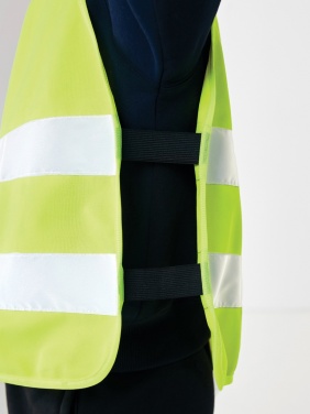 Logo trade reklaamkingituse pilt: GRS taaskasutatud PET hästi nähtav turvavest 7-12 aastat