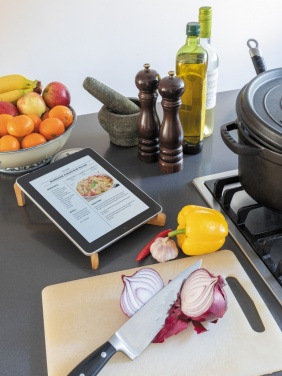 Logo trade meene pilt: Bambusest kaasaskantav sülearvuti alus