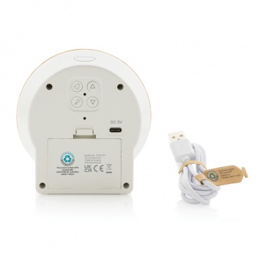 Logo trade reklaamkingituse pilt: Utah RCS rplastist ja bambusest LCD lauakell