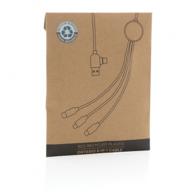 Logo trade ärikingitused foto: RCS taaskasutatud plastist Ontario 6-in-1 kaabel