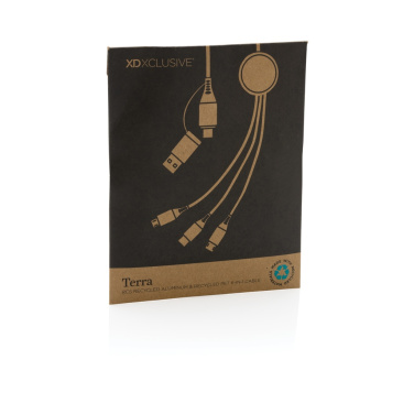 Logo trade ärikingituse pilt: Terra RCS taaskasutatud alumiiniumist 120 cm 6-ühes kaabel