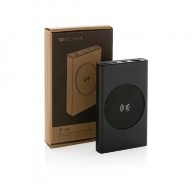 Logotrade meened pilt: Terra RCS taaskasutatud alumiiniumist 5000 mAh akupank 5W juhtmevaba